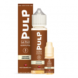 Pack 50ml + 10ml Caramel Original Pod Liquide Pulp - 03mg