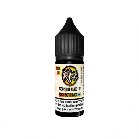 Frozen Exotic Mango On Ice Nic Salt BarSaltz Ruthless 10ml