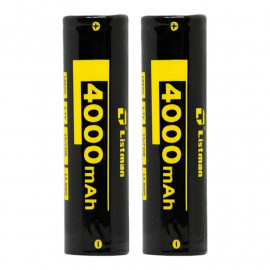 Accu 25A 18650 4000mAh (+ boite rangement et notice) Listman