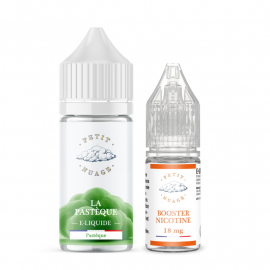 La Pastèque Longfill Petit Nuage 20ml 00mg + Booster Petit Nuage 10ml 18mg