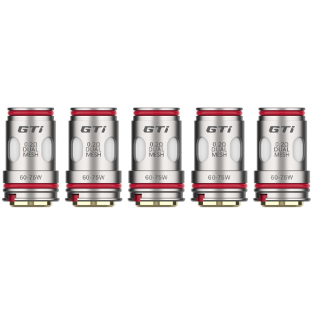 Pack de 5 résistances Dual Mesh GTI Itank Vaporesso