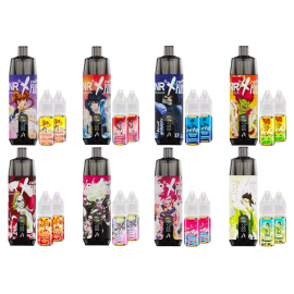 Kit Shisha Plus 28000 1000mah 2ml (2x10ml 20mg) Fighter Fuel X JNR