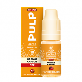 Orange Ananas Nic Salt Le Pod Liquide Fizz Pulp 10ml