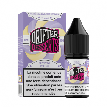 Cheescake Myrtille Nic Salt Desserts Salts Drifter 10ml