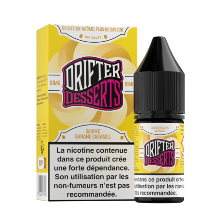 Gaufre Banane Caramel Nic Salt Desserts Salts Drifter 10ml