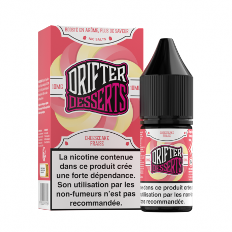 Cheescake Fraise Nic Salt Desserts Salts Drifter 10ml