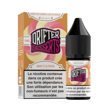 Donut À La Fraise Nic Salt Desserts Salts Drifter 10ml