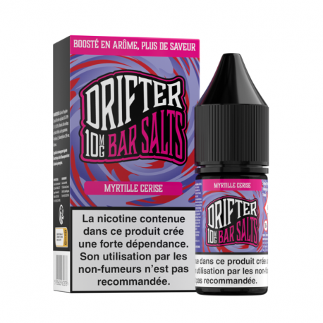 Myrtille Cerise Nic Salt Bar Salts Drifter 10ml