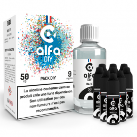 Pack DIY 200ml 50/50 9mg Alfa DIY
