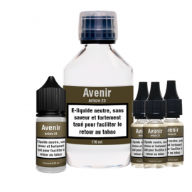 Pack DIY Article 23 Arome 30ml + 200ml 50/50 03mg Avenir