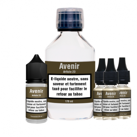 Pack DIY Article 23 Arome 30ml + 200ml 50/50 03mg Avenir