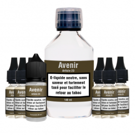 Pack DIY Article 23 Arome 30ml + 200ml 50/50 06mg Avenir