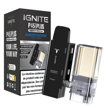 P45 Plus 10K Refill 10+2ml 20mg Ignite