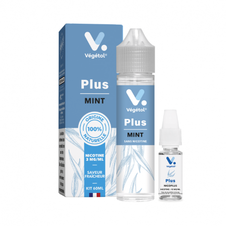Mint Végétol Plus 50ml + 1 Booster NicoPlus 18mg