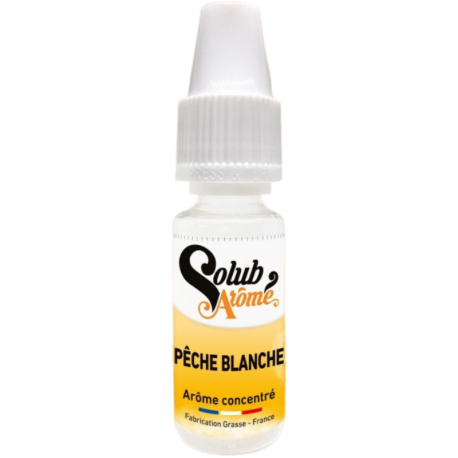 Pêche Blanche Concentré Solubarôme 10ml