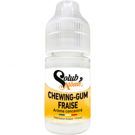 Chewing-Gum Fraise Concentré Solubarôme 30ml