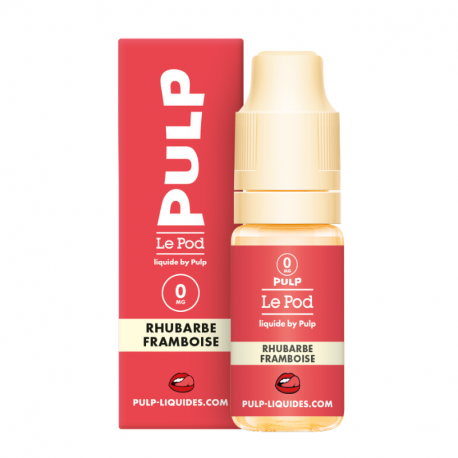 Rhubarbe Framboise Nic Salt Le Pod Liquide Pulp 10ml