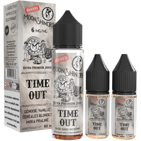 Pack 40ml + 2x10ml Time Out Moonshiners - 06mg