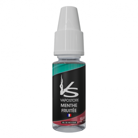 Menthe Fruitée Nic Salt Vapostore 10ml