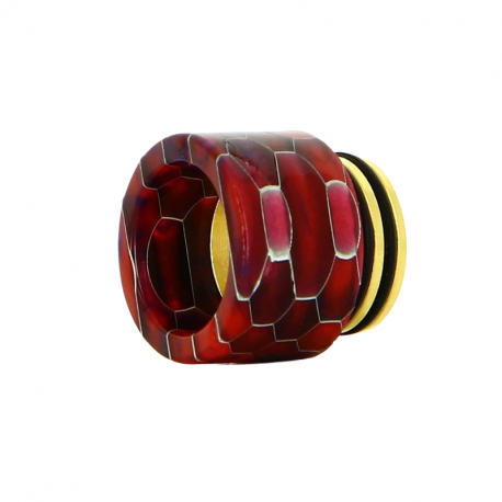 Drip Epoxy Resin Snake Pattern 810 Base Dorée TFV8-12