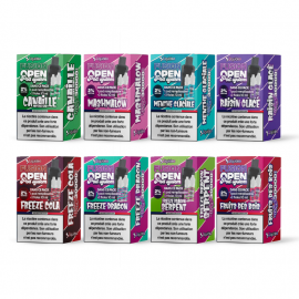 Cartouche Fusion Open Pod System Vide + 2x10ml 20mg Liquideo