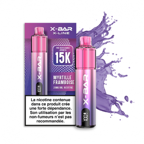 Kit X-Line 15K 1200mah 10+2 20mg X-Bar