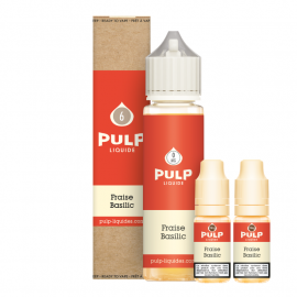 Pack 40ml + 2x10ml Fraise Basilic Pulp - 06mg