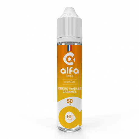 Crème Vanille Caramel 50/50 Gourmands Alfaliquid 50ml