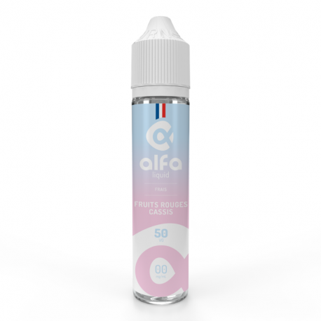Fruits Rouges Cassis 50/50 Frais Alfaliquid 50ml