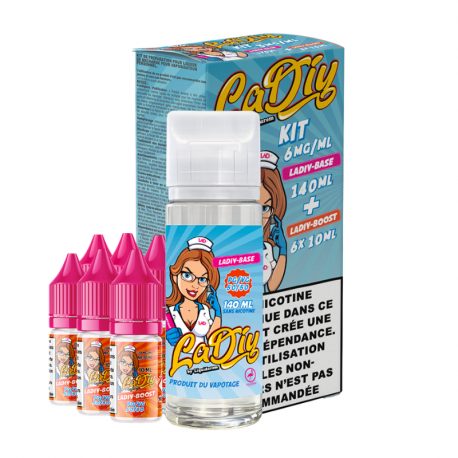 Kit DIY 200ml 50/50 6mg LADIY By Liquidarom