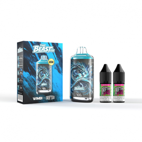 Kit The Beast 45K Storm Oracle 750mah 10ml (2x10ml 20mg) Wimbi X Drifter