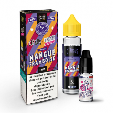 Pack Edition Limitée Mangue Framboise 50ml 00mg + Booster Sucrant Neosweet 10ml 20mg VDLV