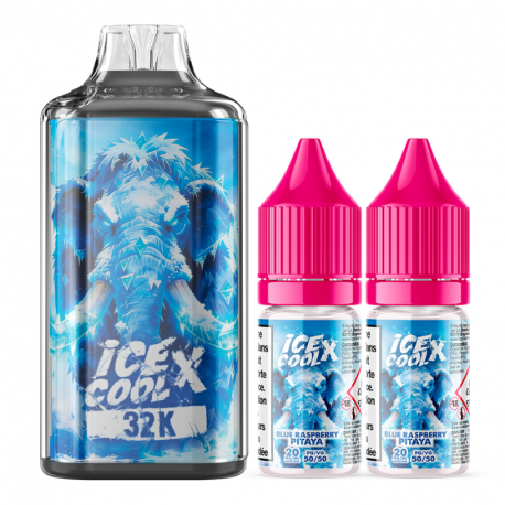 Kit Ice Cool X 32000 10ml (2x10ml 20mg) By Liquidarom