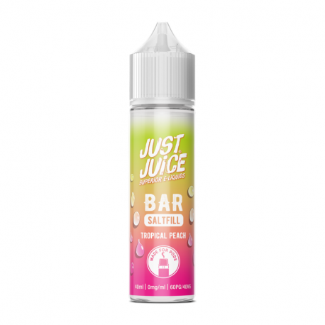 Tropical Peach Bar Saltfill Just Juice 40ml