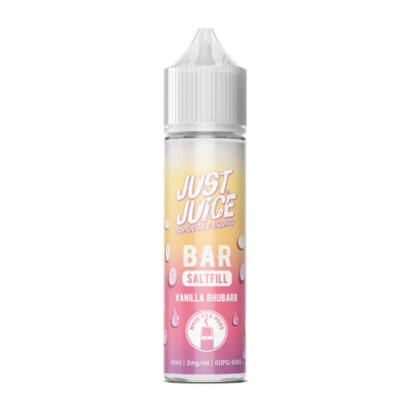 Vanilla Rhubarb Bar Saltfill Just Juice 40ml