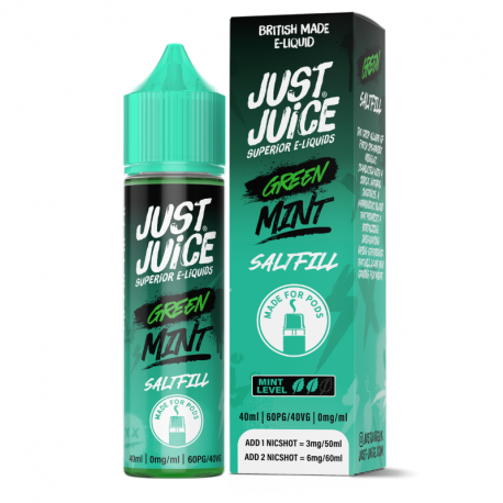 Green Mint Saltfill Just Juice 40ml