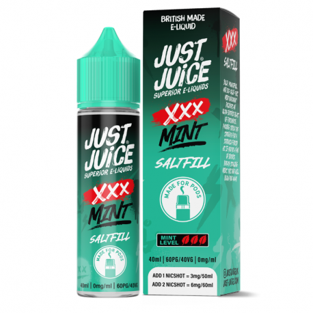 XXX Mint Saltfill Just Juice 40ml