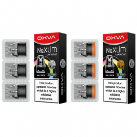 Pack de 3 Pods Dual Mesh 4ml + résistance Nexlim (Unitech 3.0) Oxva