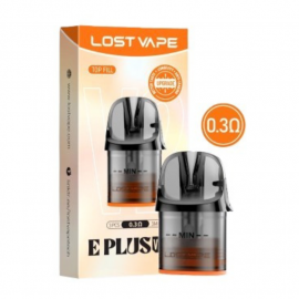 Pack de 3 Pods Dual Mesh 3ml + résistance E-Plus V2 Lost Vape