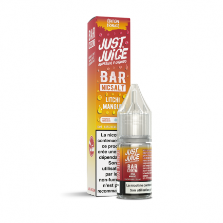 Litchi Mangue Nic Salt Bar Nicsalt Just Juice 10ml