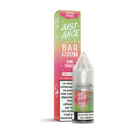 Kiwi Fraise Nic Salt Bar Nicsalt Just Juice 10ml