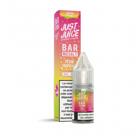 Pêche Tropicale Nic Salt Bar Nicsalt Just Juice 10ml