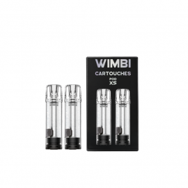 Pack de 2 Pods 2ml + résistance 0.8ohm Pod XS Wimbi