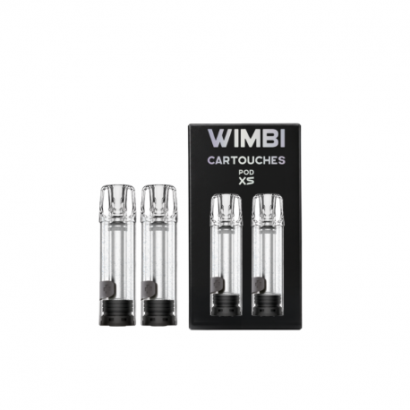 Pack de 2 Pods 2ml + résistance 0.8ohm Pod XS Wimbi