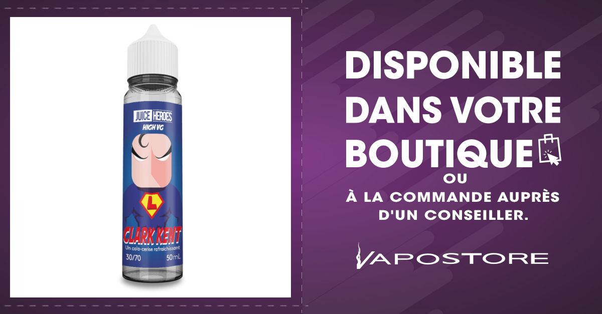 Clark Kent Liquideo Juice Heroes 50ml - Vapostore