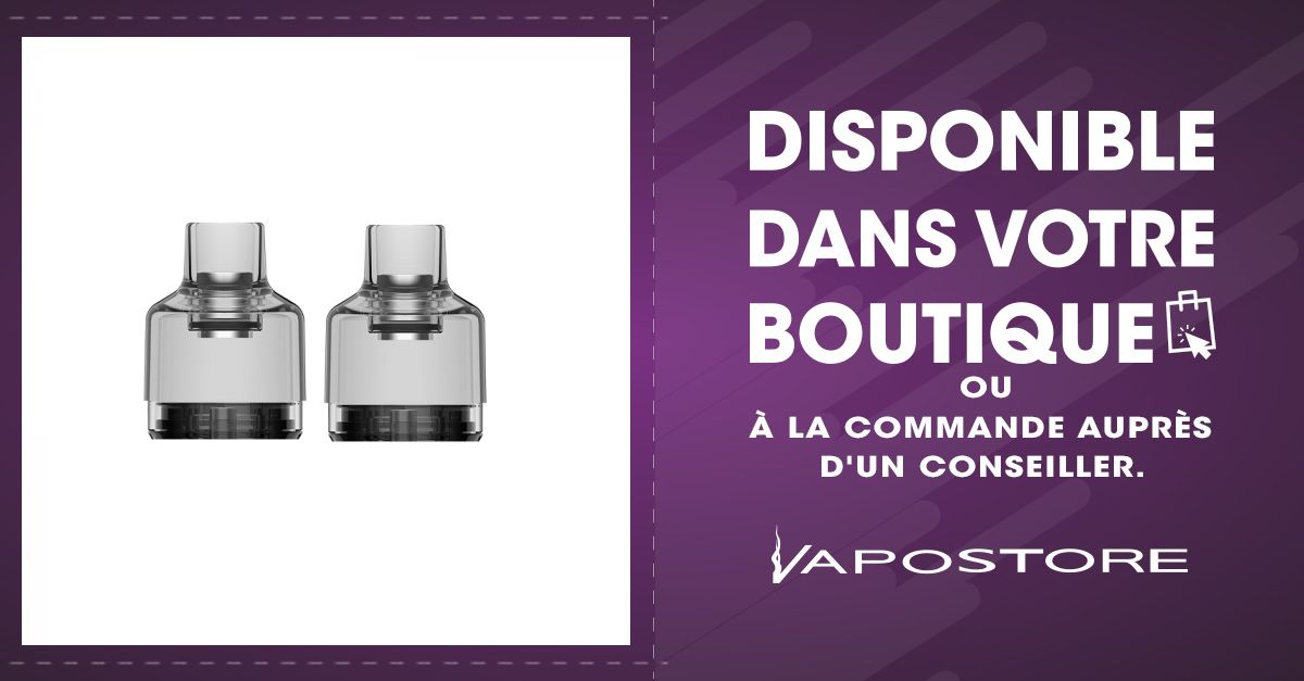 Pack de 2 cartouches 4.5ml Drag X/S Voopoo - Vapostore Pack de 2 cartouches 4.5ml Drag X/S Voopoo - Vapostore