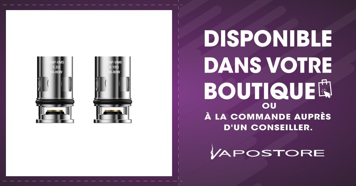 elfbar nachfüll pod läuft aus VOOPOO - 5pcs Résistances Mesh PnP VM1 0.3ohm pour Vinci Pod main image 1