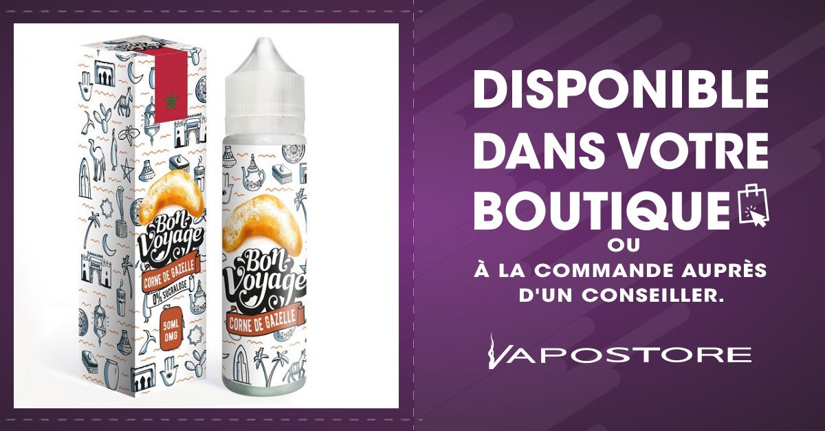 Corne De Gazelle Bon Voyage 50ml 00mg - Vapostore