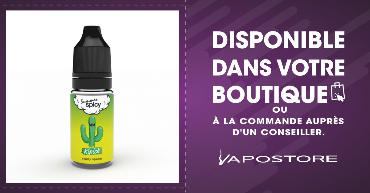 Kipick Summer Spicy E.Tasty 10ml - Vapostore