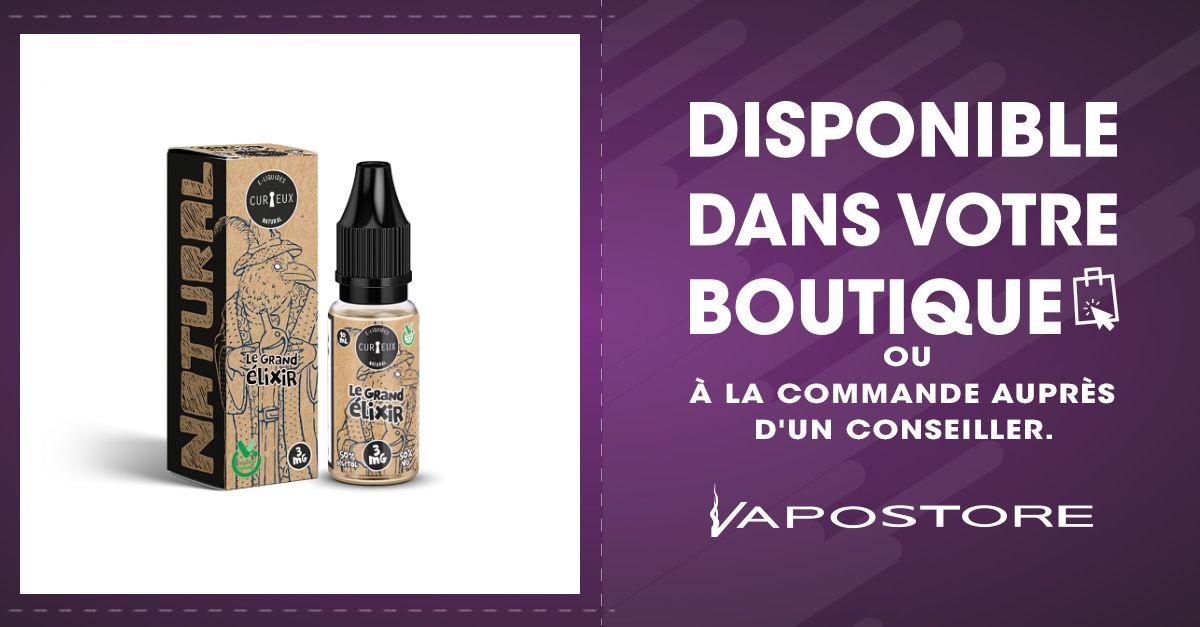 Le Grand Elixir Natural Curieux 10ml - Vapostore
